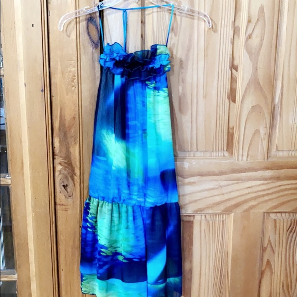 WISH COLLECTION TIE DYE HALTER TOP